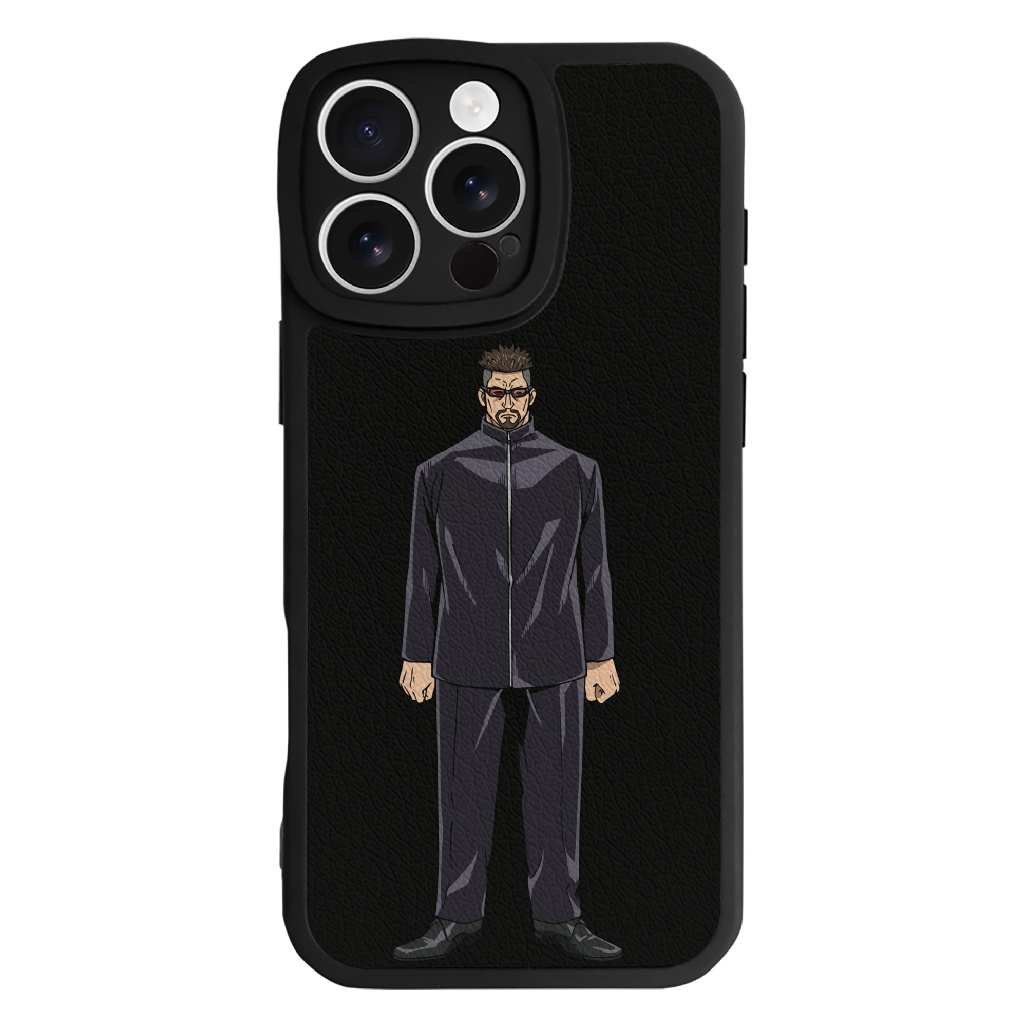 （画像用） 呪術廻戦 Jujutsu Kaisen 【iPhone 16シリーズ対応】シリコンスマホケース（レザー調） 材質：シリコン